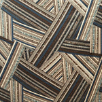 Matte Satin Indian Print Fabric Blue - Ribes y Casals