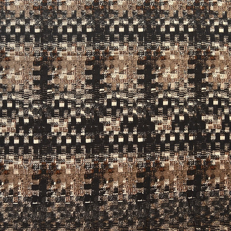 Matte Satin Fabric Mosaic Print Brown - Ribes y Casals