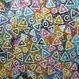 Fabric Printed Tie Dye Symbols - Ribes y Casals