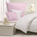 Fabric Stars 1cm Pink Background - Ribes y Casals