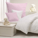 Fabric Stars 1cm Pink Background - Ribes y Casals