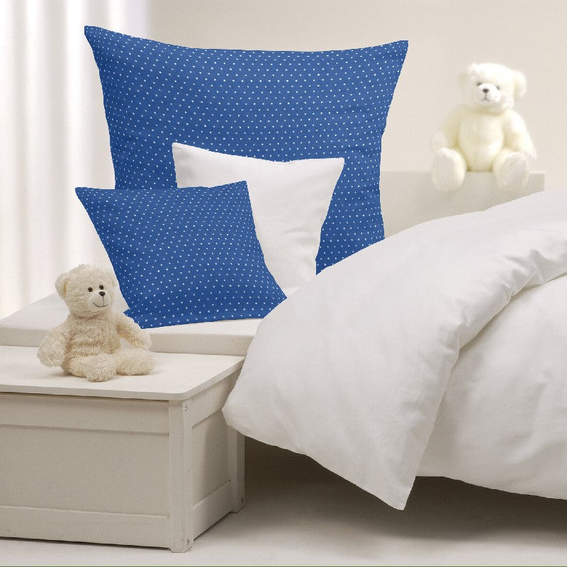 Fabric Stars 4mm Electric Blue Background - Ribes y Casals