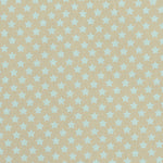 Fabric Sky Blue Star Beige Background - Ribes y Casals