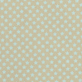 Fabric Sky Blue Star Beige Background - Ribes y Casals
