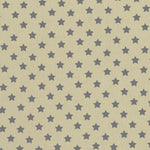 Fabric Grey Star Beige Background - Ribes y Casals