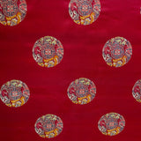 Fantasy Fabric Dragon Red - Ribes y Casals