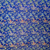 Fancy Fabric Flowers Electric Blue - Ribes y Casals