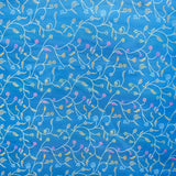 Fantasy Fabric Branches Aquamarine - Ribes y Casals