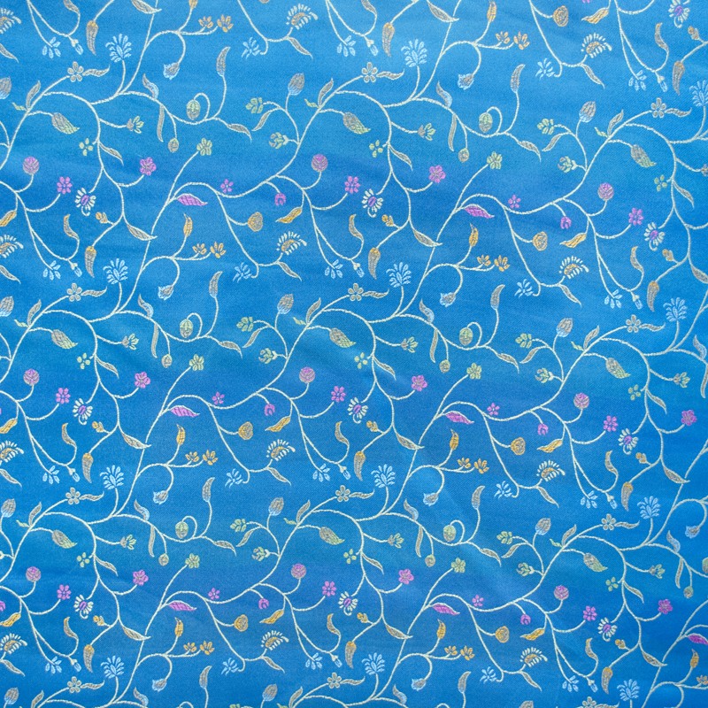 Fantasy Fabric Branches Aquamarine - Ribes y Casals