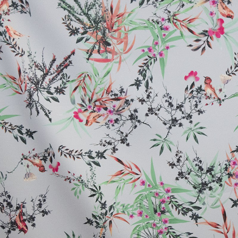 Flamenco Stretch Floral Grey Green - Ribes y Casals