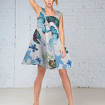 Fabric Flower Satiny Shadow Grey - Ribes y Casals