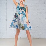 Fabric Flower Satiny Shadow Grey - Ribes y Casals
