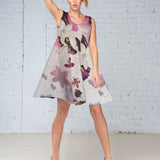 Fabric Flower Satiny Shadow Pink - Ribes y Casals