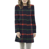 Coat Fabric Flanelle Checks Red - Ribes y Casals