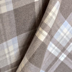 Flannel Checks Sky Blue Brown - Ribes y Casals