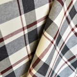 Flannel Checks Garnet Black - Ribes y Casals