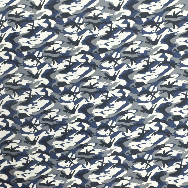 Tela Gabardina Elástica Militar Azul - Ribes y Casals