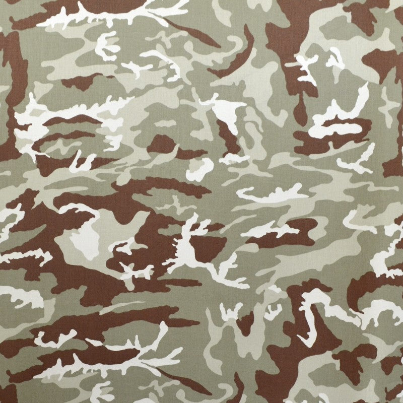 Tela Gabardina Elástica Militar Marrón - Ribes y Casals