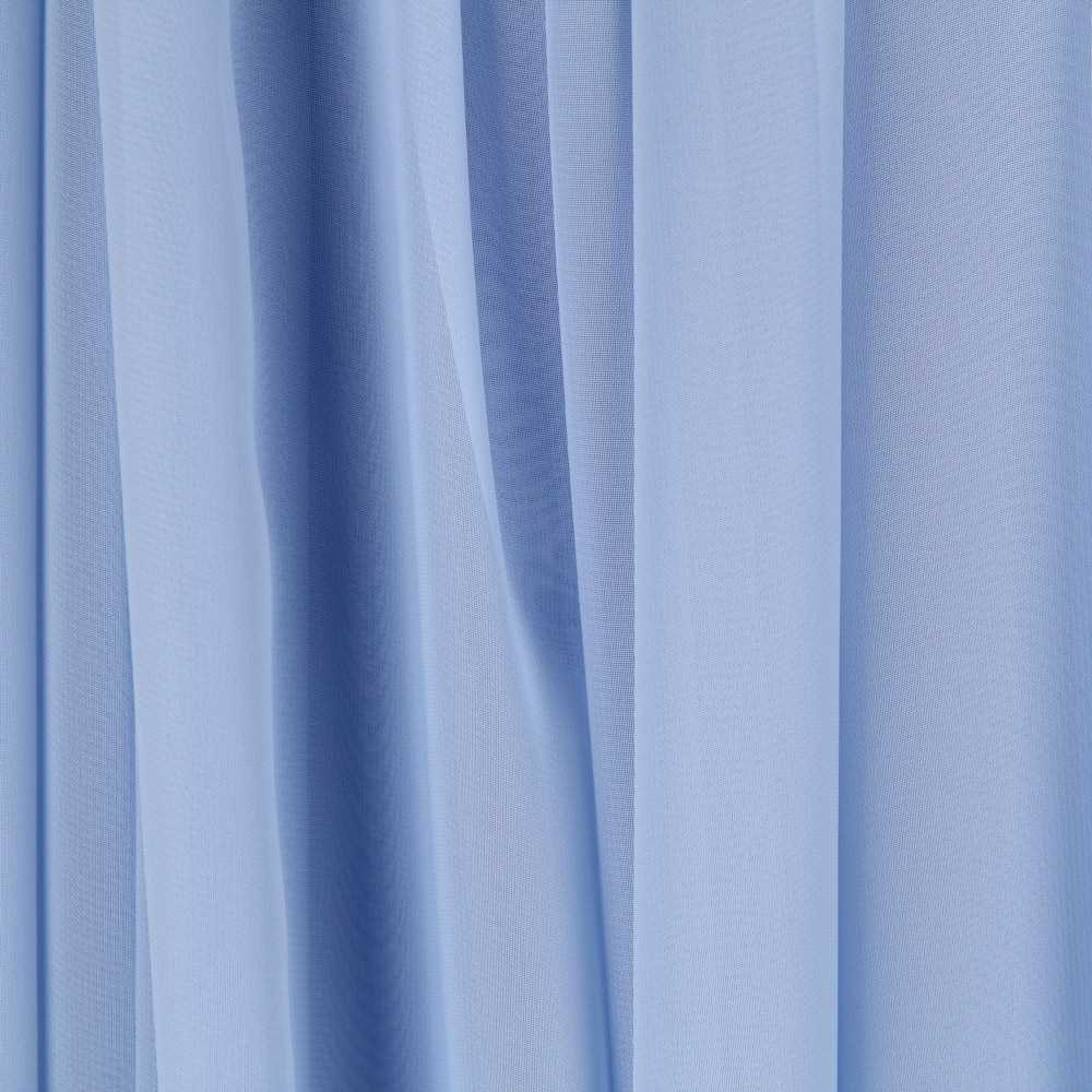 Light Blue Silk Chiffon Fabric - Ribes y Casals