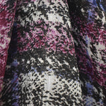 Chiffon Fabric Check Print Fuchsia - Ribes y Casals