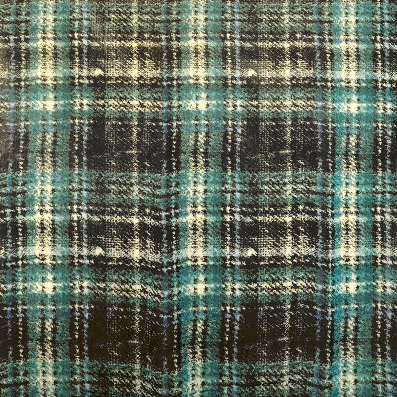 Chiffon Fabric Check Print Green - Ribes y Casals