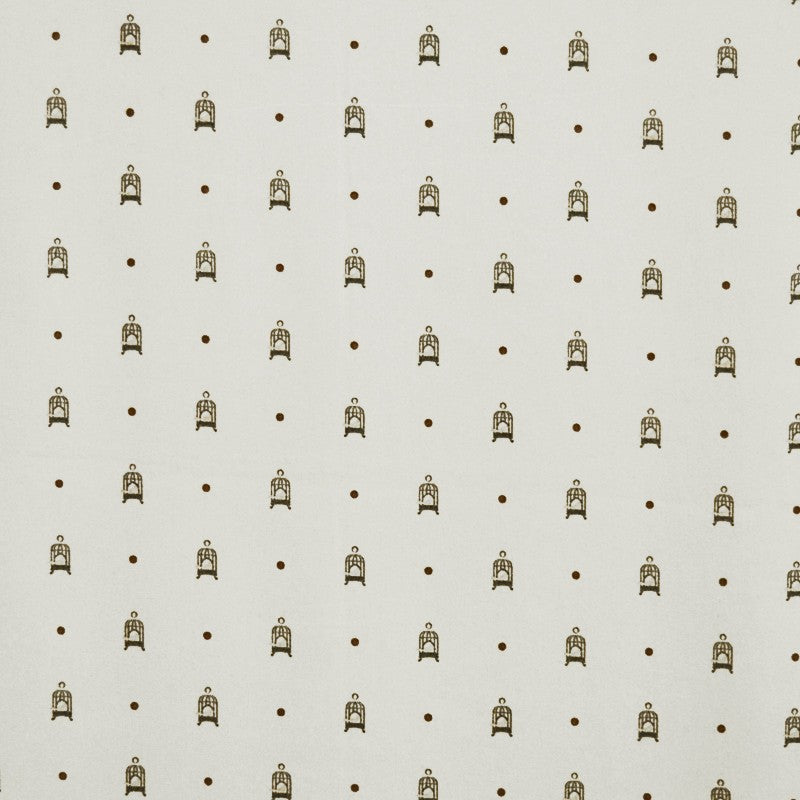 Chiffon Fabric Cage Print White - Ribes y Casals