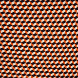 Georgette Fabric Cube Print Orange - Ribes y Casals