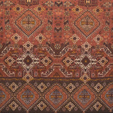 Georgette Fabric Ethnic Print Russet - Ribes y Casals