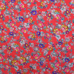Tela Crepe Estampada Flor Pequeña Oriental Verde - Ribes y Casals