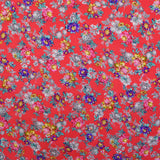 Tela Crepe Estampada Flor Pequeña Oriental Verde - Ribes y Casals