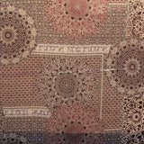 Georgette Fabric Floral Mosaic Print Ecru - Ribes y Casals