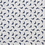 Tela Infantil Delfín Azul Marino - Ribes y Casals