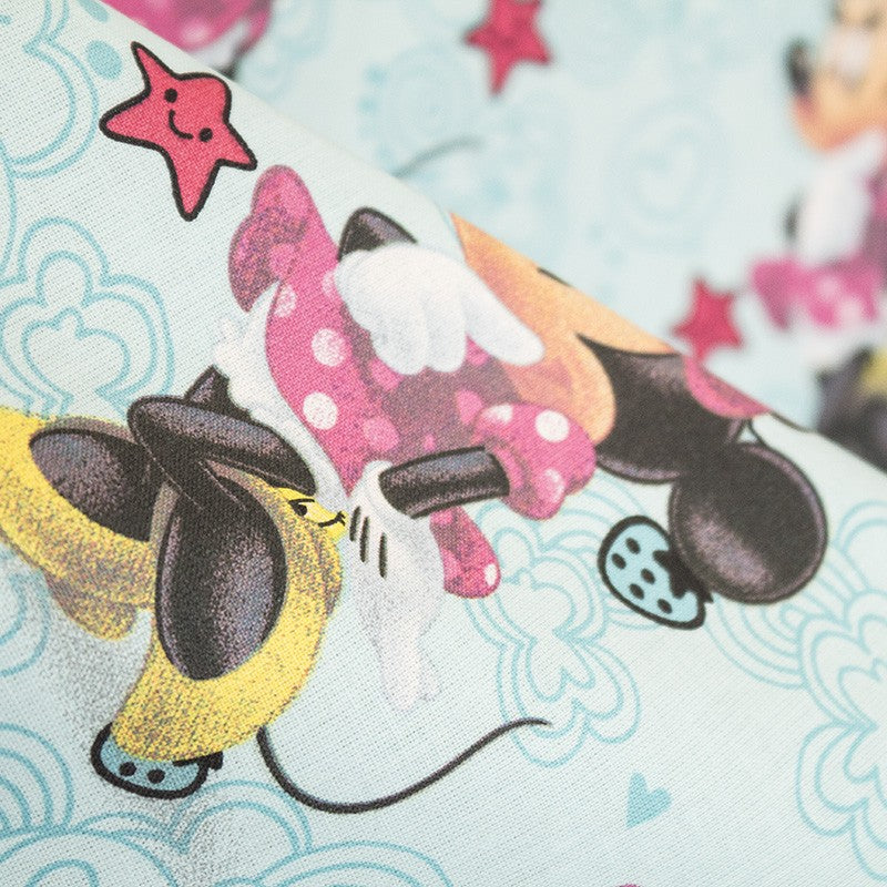 Kids Fabric Fashion Minnie Turquoise - Ribes y Casals