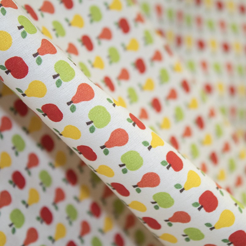 Kids Fabric Fruits White - Ribes y Casals