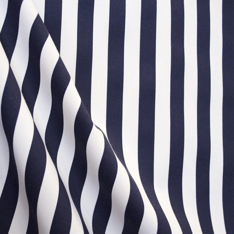 Pique Navy Stripes 17mm - Ribes y Casals