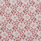 Tela Jacquard Encaje Rojo - Ribes y Casals
