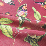 Lamé Fabric Botanic Garnet - Ribes y Casals