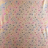 Golden Glitter Laminated Fabric Stars - Ribes y Casals