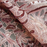 Sequins Fabric Flower Pale Pink - Ribes y Casals