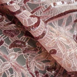 Sequins Fabric Flower Pale Pink - Ribes y Casals