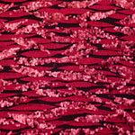 Fabric Sequins Leaves Red - Ribes y Casals