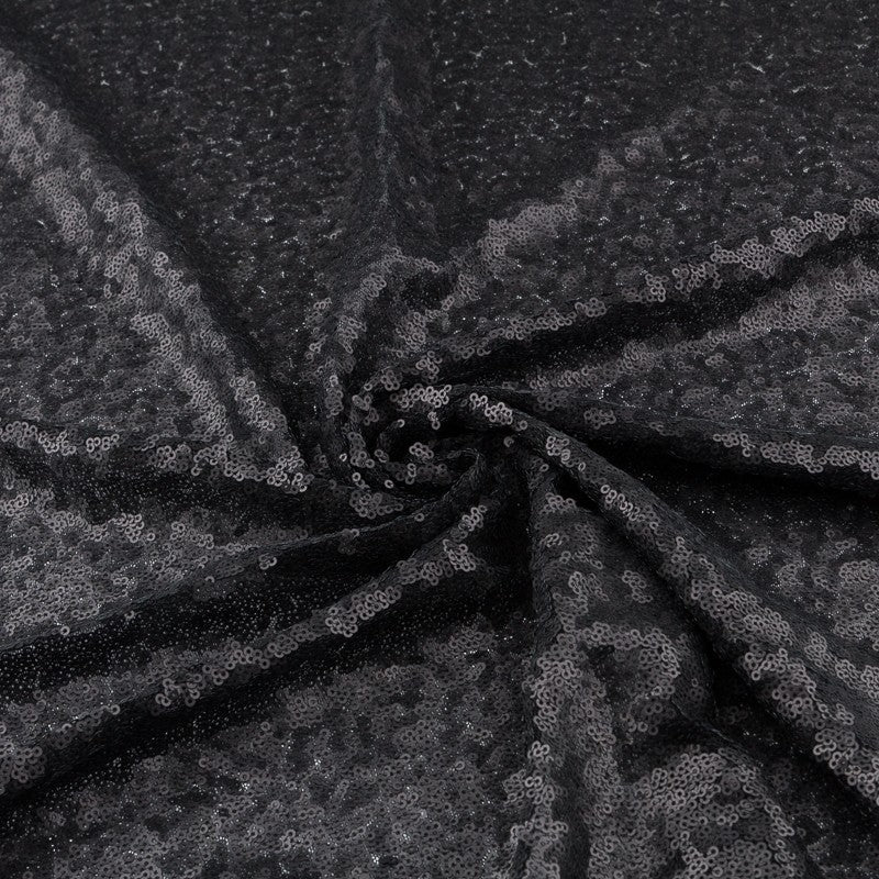 Fabric Sequin Spandex Black - Ribes y Casals
