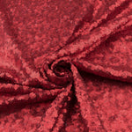 Fabric Sequin Spandex Red - Ribes y Casals