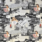 Hessian Printed Newspaper Pin Up - Ribes y Casals