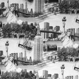 Hessian Printed Wall Street - Ribes y Casals