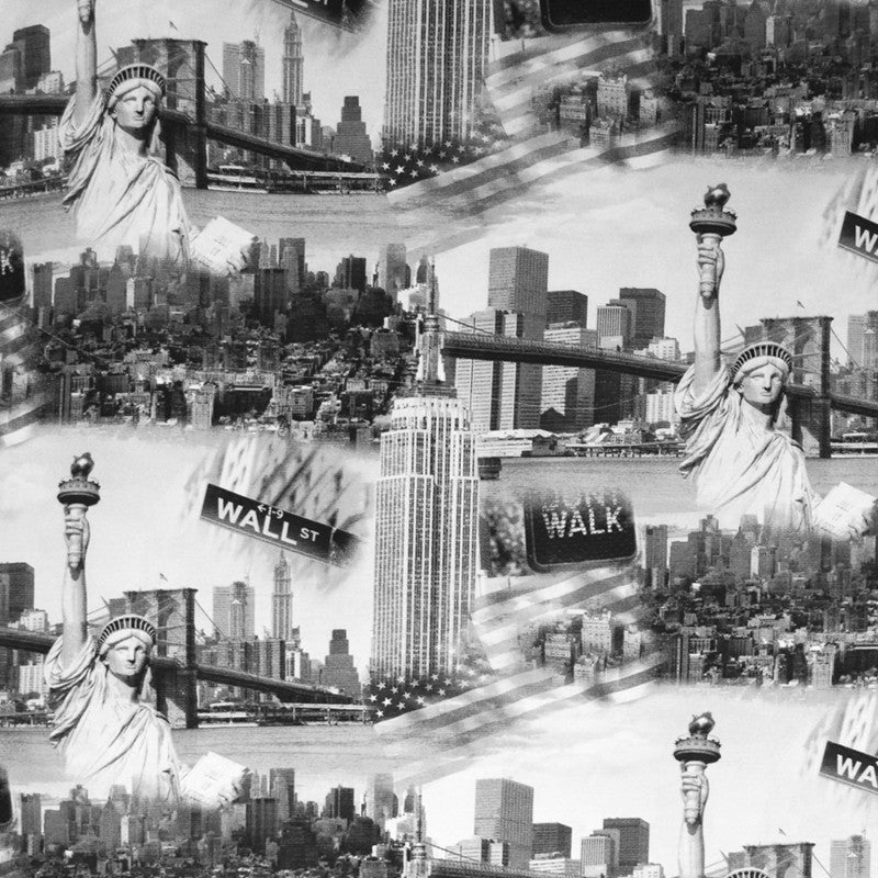 Hessian Printed Wall Street - Ribes y Casals