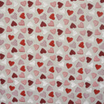 Heart Print Canvas Fabric Stone Background - Ribes y Casals