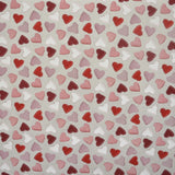 Heart Print Canvas Fabric Stone Background - Ribes y Casals