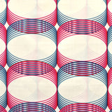 Canvas Fabric Ring Print Fuchsia - Ribes y Casals