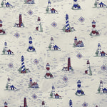 Tela Loneta Estampada Vespa Italia Blanco Negro - Ribes y Casals